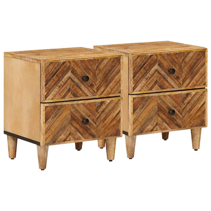 Comodino 2 pcs Marrone 40 x 33,5 x 46 cm | homemem39