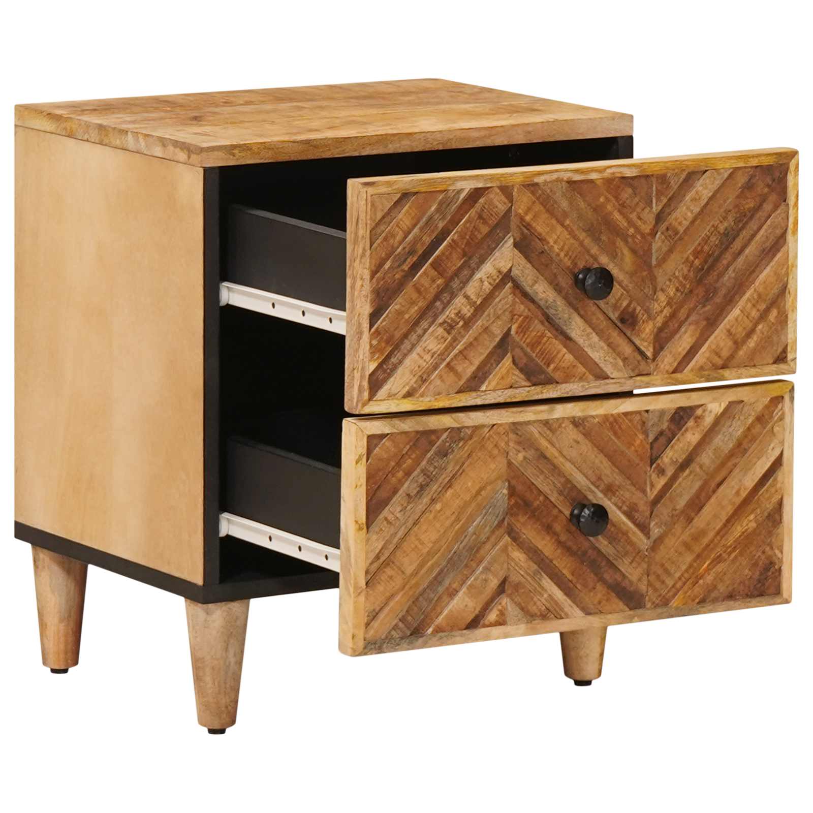 Comodino 2 pcs Marrone 40 x 33,5 x 46 cm | homemem39