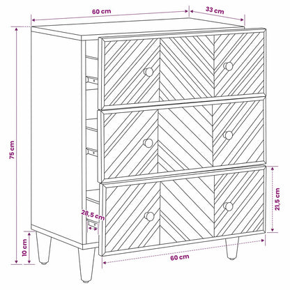 Armadi di Stoccaggio Marrone 60 x 33,5 x 75 cm | homemem39