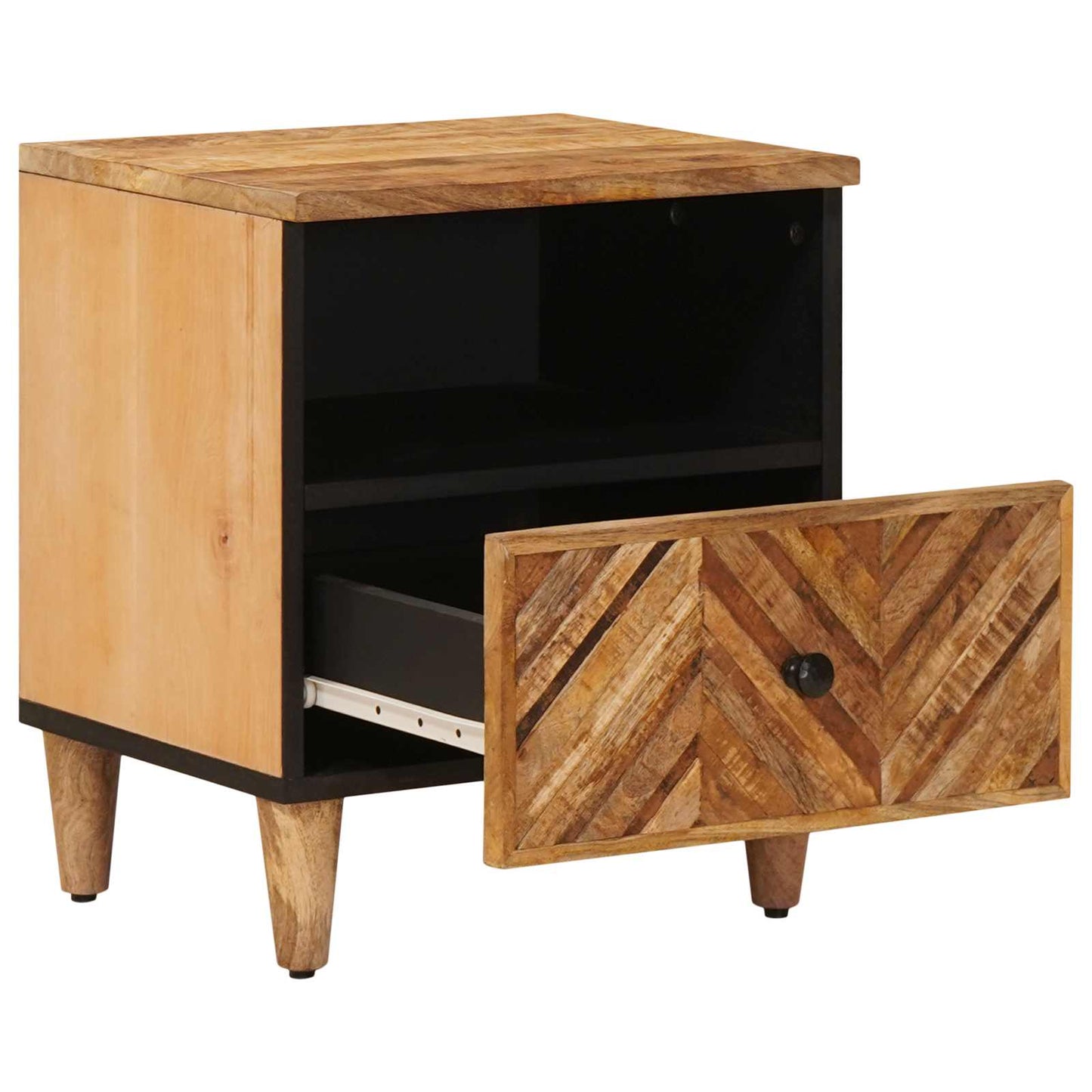 Comodino Marrone 50 x 33 x 60 cm Legno di mango massello | homemem39