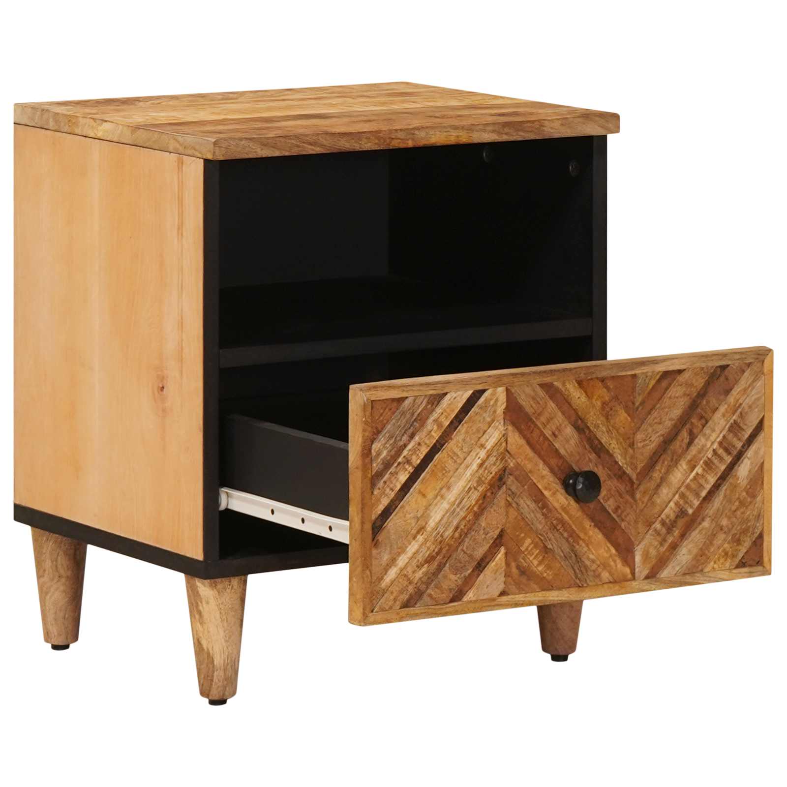 Comodino Marrone 50 x 33 x 60 cm Legno di mango massello | homemem39