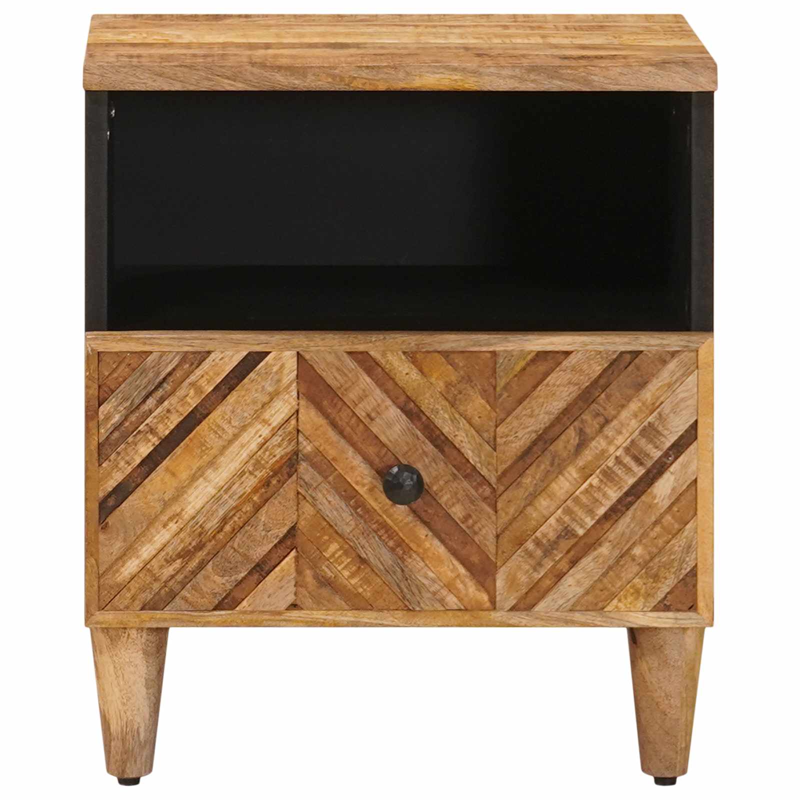 Comodino 2 pcs Marrone 50 x 33 x 60 cm Legno di mango massello | homemem39