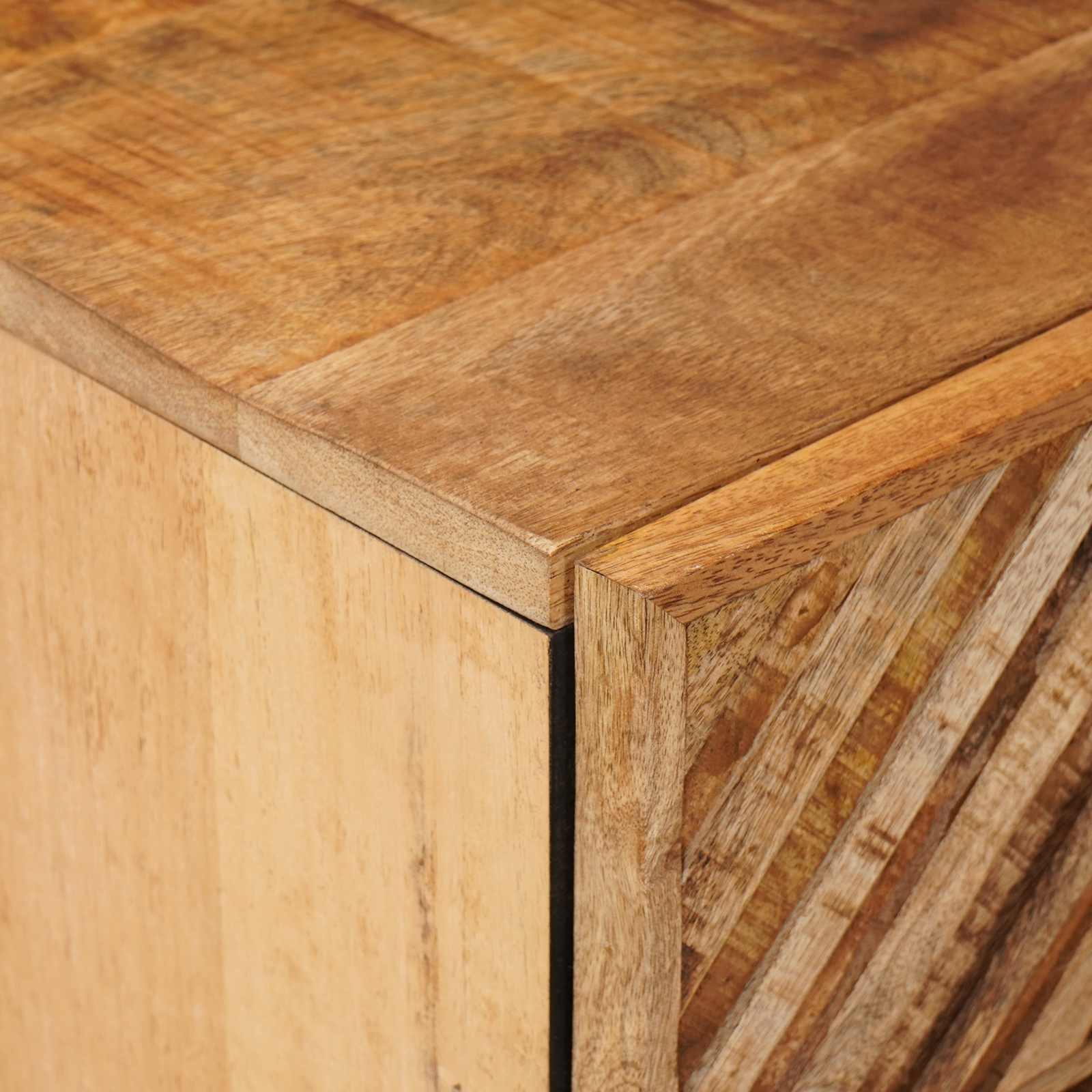 Comodino Marrone 50 x 33 x 60 cm Legno di mango massello | homemem39