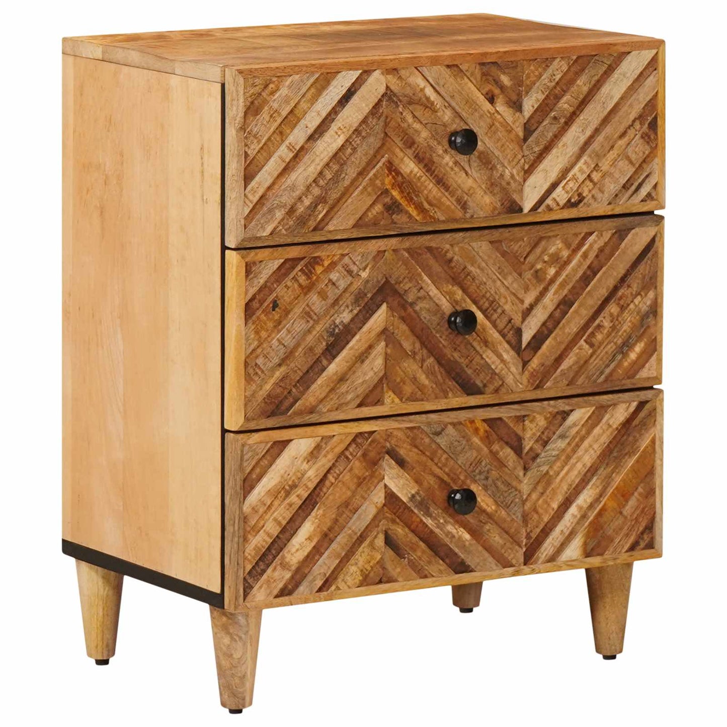 Comodino Marrone 50 x 33 x 60 cm Legno di mango massello | homemem39