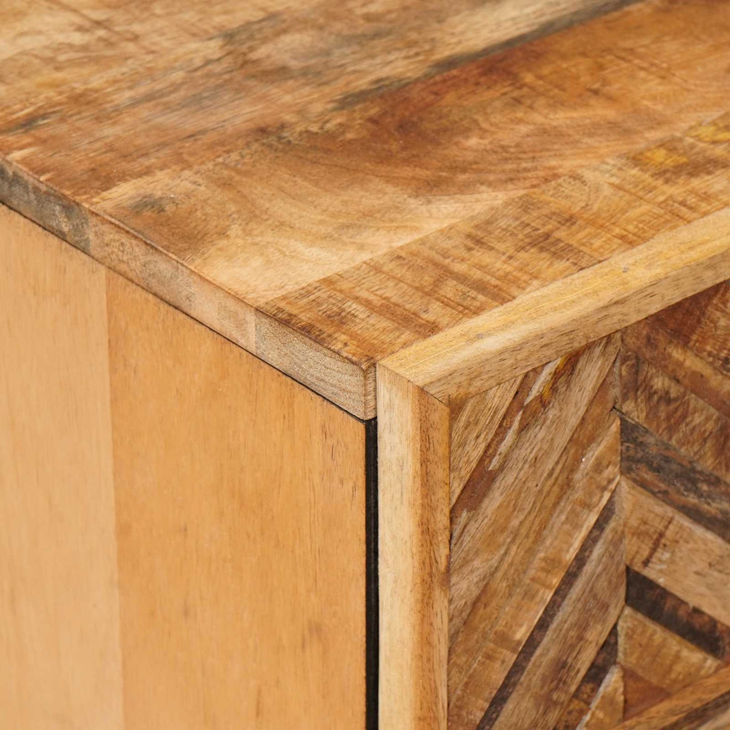 Comodino Marrone 50 x 33 x 60 cm Legno di mango massello | homemem39