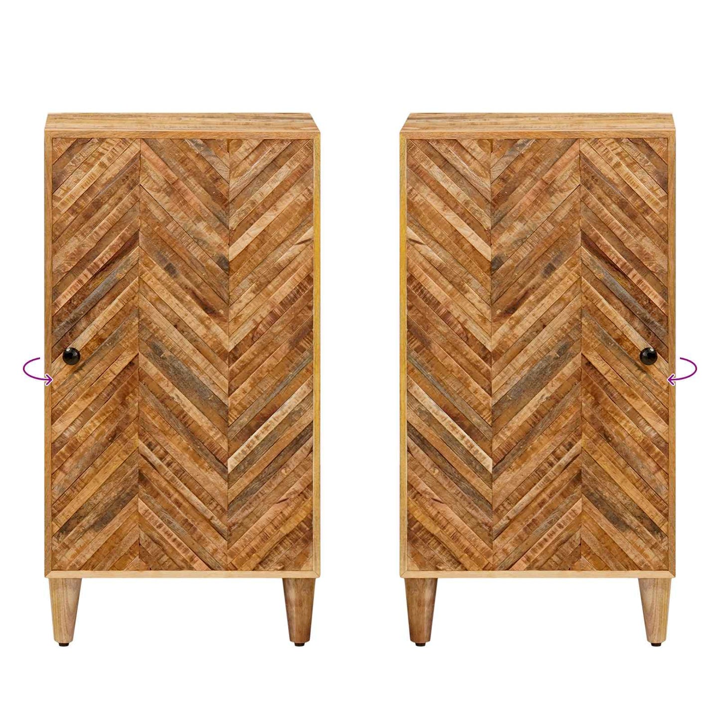 Armadi di Stoccaggio con porta Marrone 40 x 33,5 x 75 cm | homemem39