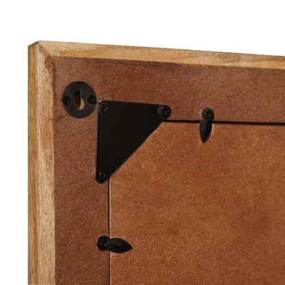 Specchio Montaggio a parete Marrone 70 x 50 x 3 cm Vetro | homemem39