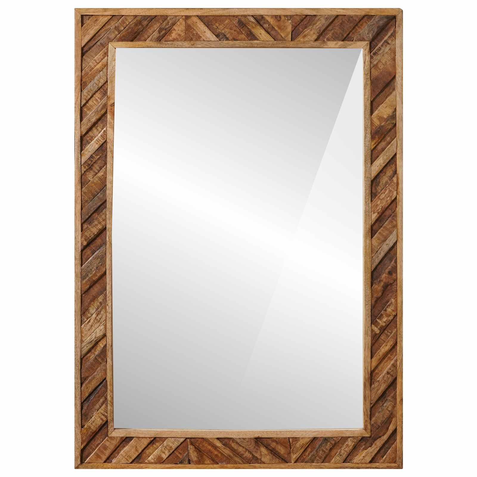 Specchio Montaggio a parete Marrone 70 x 50 x 3 cm Vetro | homemem39