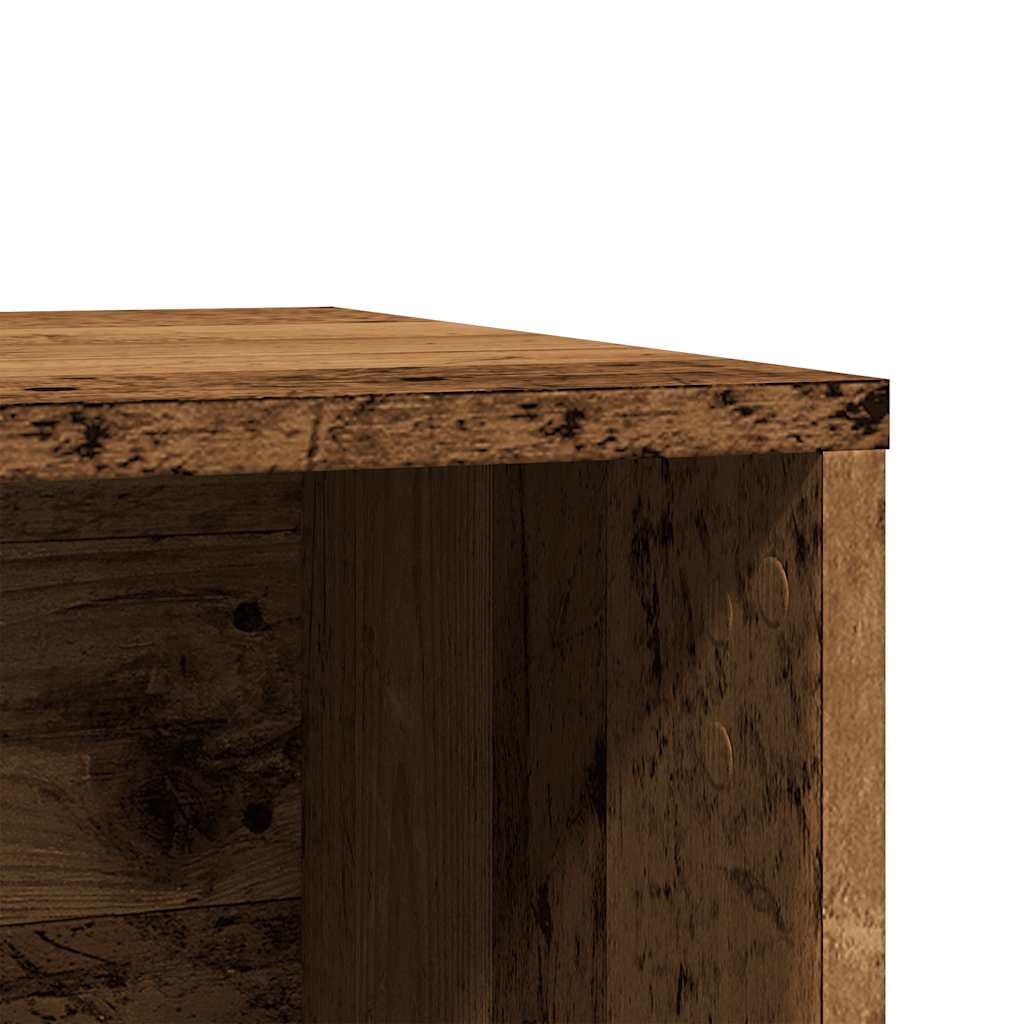 Recinto Lettiera Gatti Legno Vecchio 60x40x40 cm in Truciolato | homemem39