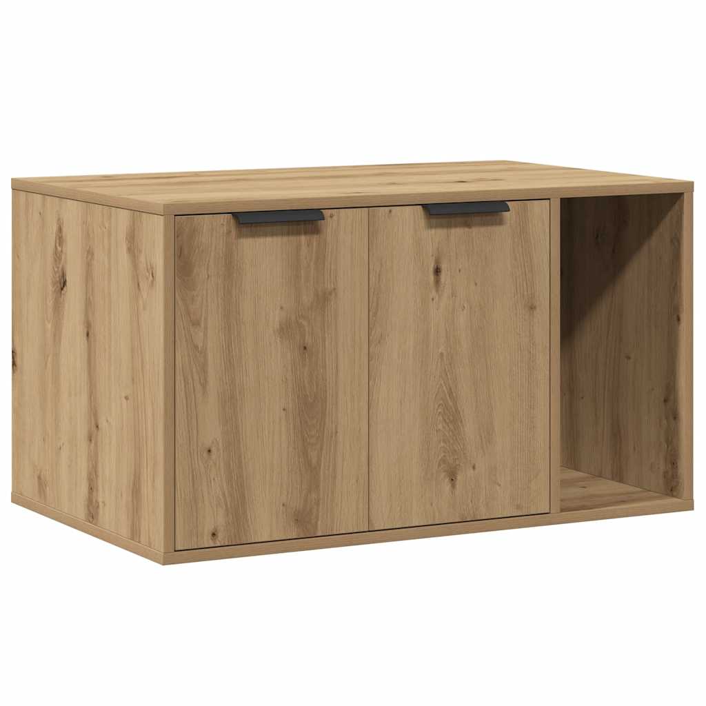 Recinto Lettiera Rovere Artigianale 80x50x45 cm in Truciolato | homemem39