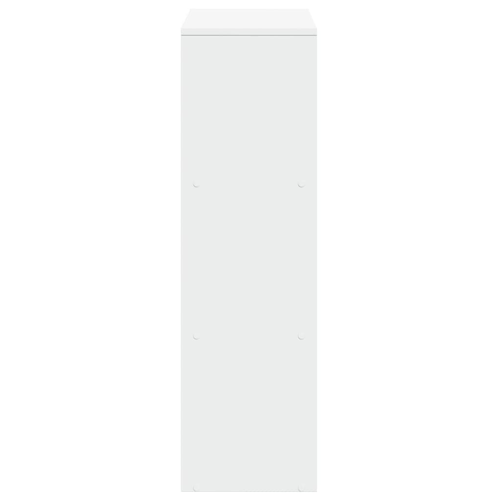 Libreria divisoria a 3 ripiani bianca 99x29x99 cm in legno ingegnerizzato | homemem39