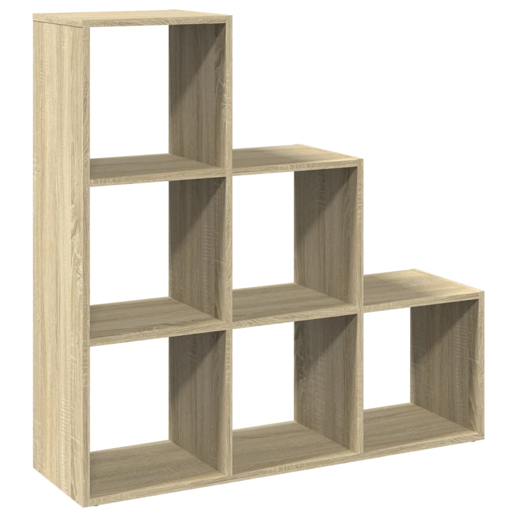 Libreria Divisorio 3Ripiani Rovere Sonoma 99x29x99cm Truciolato | homemem39