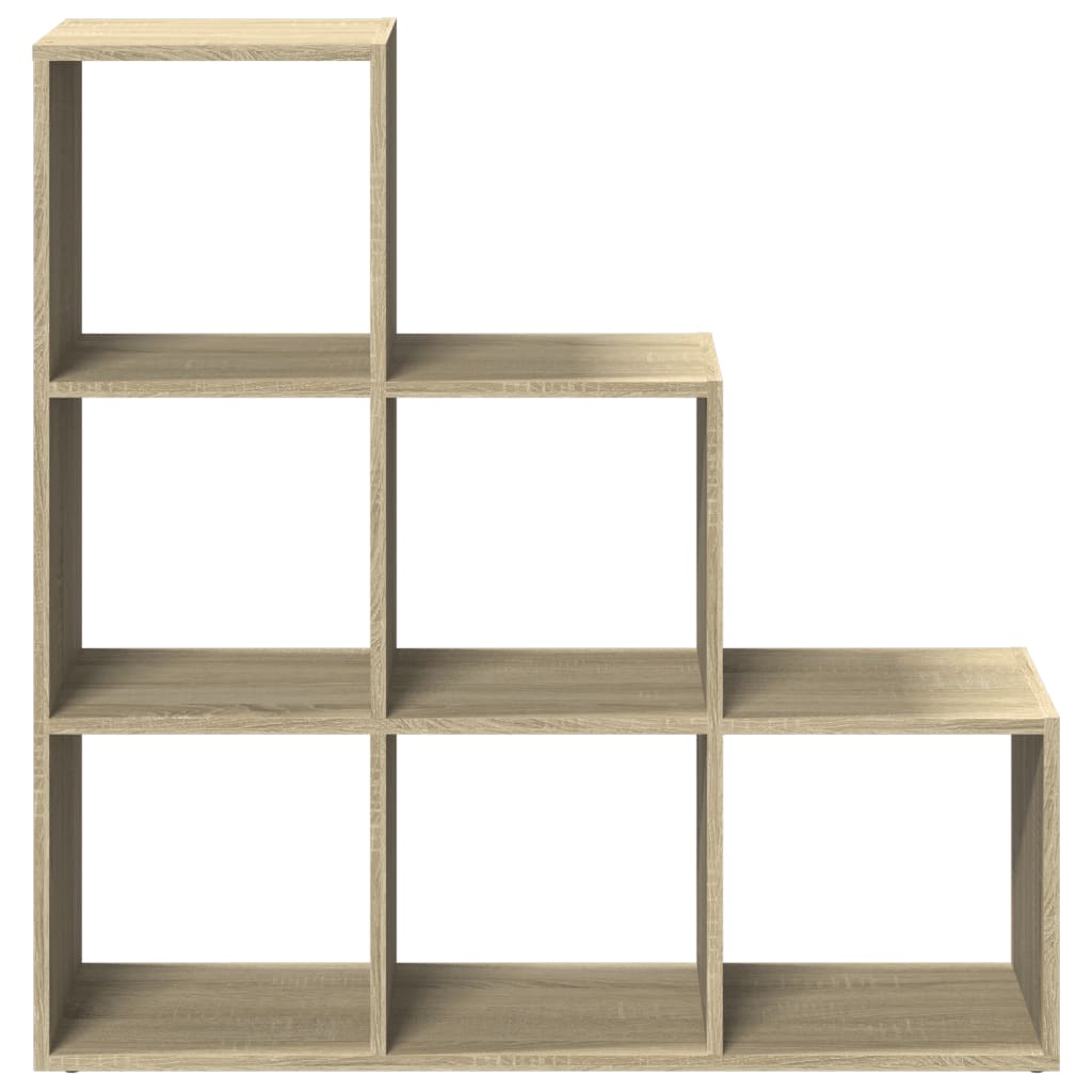 Libreria Divisorio 3Ripiani Rovere Sonoma 99x29x99cm Truciolato | homemem39