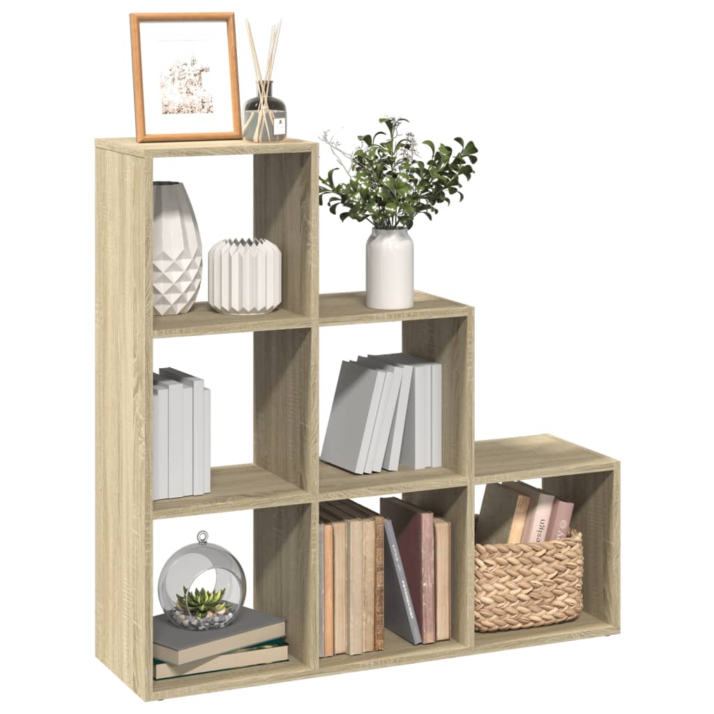 Libreria Divisorio 3Ripiani Rovere Sonoma 99x29x99cm Truciolato | homemem39