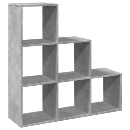 Libreria Divisorio 3Ripiani Grigio Cemento 99x29x99 Truciolato | homemem39
