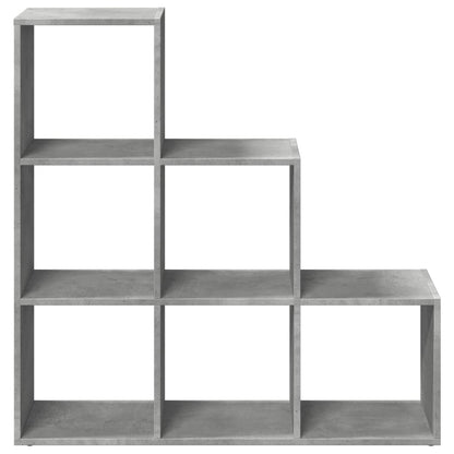 Libreria Divisorio 3Ripiani Grigio Cemento 99x29x99 Truciolato | homemem39