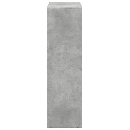Libreria Divisorio 3Ripiani Grigio Cemento 99x29x99 Truciolato | homemem39