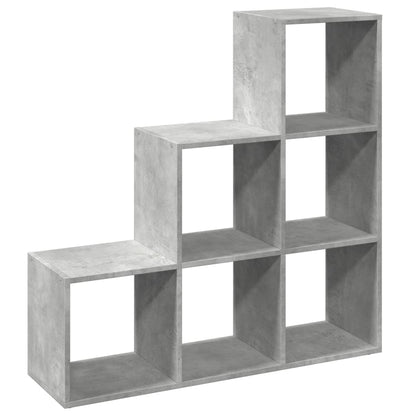 Libreria Divisorio 3Ripiani Grigio Cemento 99x29x99 Truciolato | homemem39