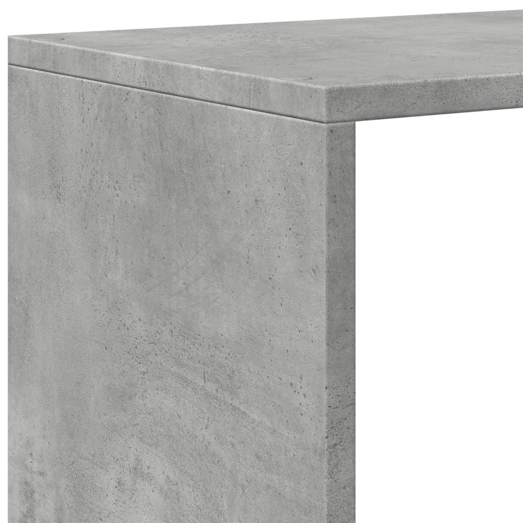 Libreria Divisorio 3Ripiani Grigio Cemento 99x29x99 Truciolato | homemem39