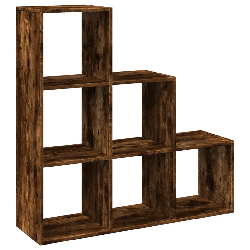 Libreria Divisorio 3Ripiani Rovere Fumo 99x29x99cm Truciolato | homemem39