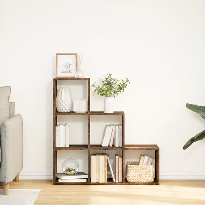 Libreria Divisorio 3Ripiani Rovere Fumo 99x29x99cm Truciolato | homemem39