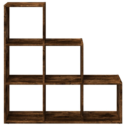 Libreria Divisorio 3Ripiani Rovere Fumo 99x29x99cm Truciolato | homemem39