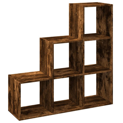 Libreria Divisorio 3Ripiani Rovere Fumo 99x29x99cm Truciolato | homemem39