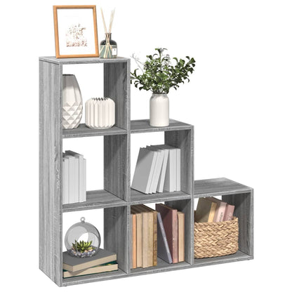 Libreria Divisorio 3Ripiani Grigio Sonoma 99x29x99cm Truciolato | homemem39