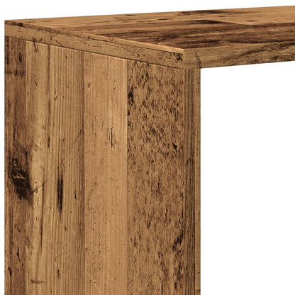 Libreria Divisorio 3 Ripiani Legno Antico 99x29x99cm Truciolato | homemem39