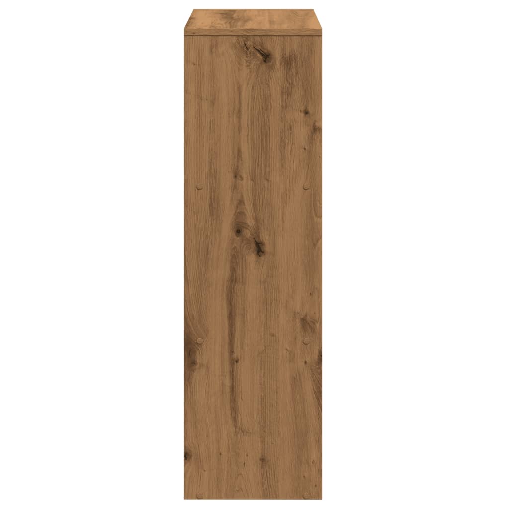 Libreria Divisorio 3Piani Rovere Artigianale 99x29x99Truciolato | homemem39