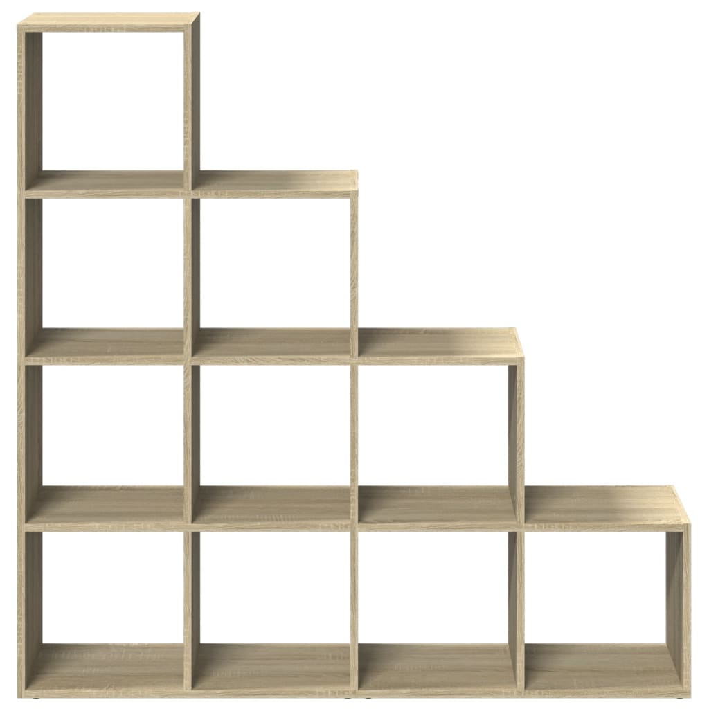 Libreria 4 Ripiani Rovere Sonoma 131,5x29x131,5 cm Truciolato | homemem39