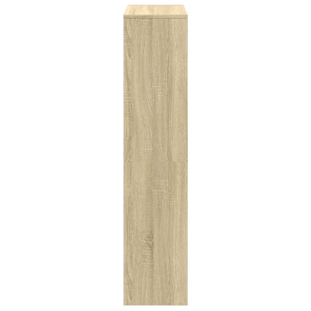 Libreria 4 Ripiani Rovere Sonoma 131,5x29x131,5 cm Truciolato | homemem39