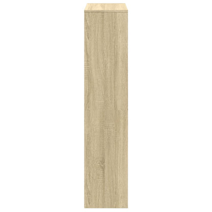 Libreria 4 Ripiani Rovere Sonoma 131,5x29x131,5 cm Truciolato | homemem39