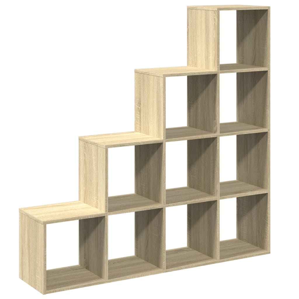 Libreria 4 Ripiani Rovere Sonoma 131,5x29x131,5 cm Truciolato | homemem39