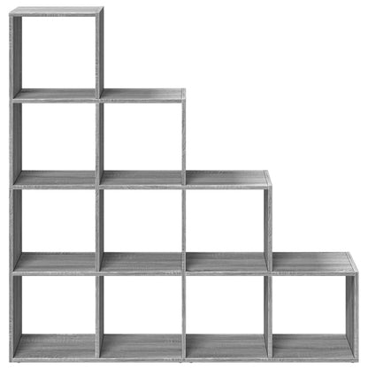 Libreria 4 Ripiani Grigio Sonoma 131,5x29x131,5 cm Truciolato | homemem39
