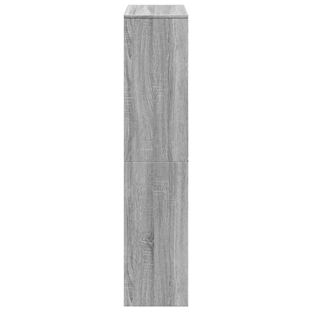 Libreria 4 Ripiani Grigio Sonoma 131,5x29x131,5 cm Truciolato | homemem39