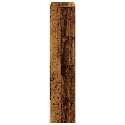 Libreria a 4 Ripiani Legno Vecchio 131,5x29x131,5 cm Truciolato | homemem39