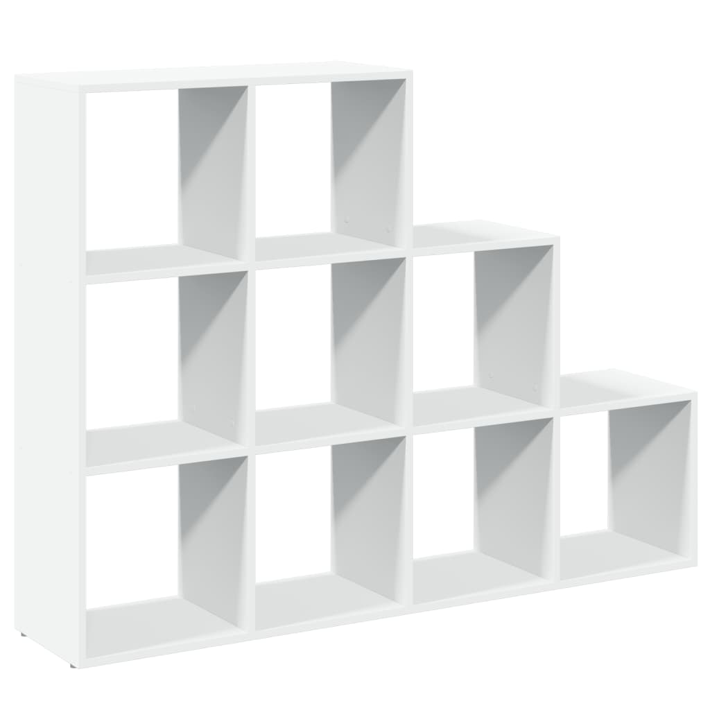 Libreria Divisorio 3 Ripiani Bianca 137,5x29x103,5cm Truciolato | homemem39