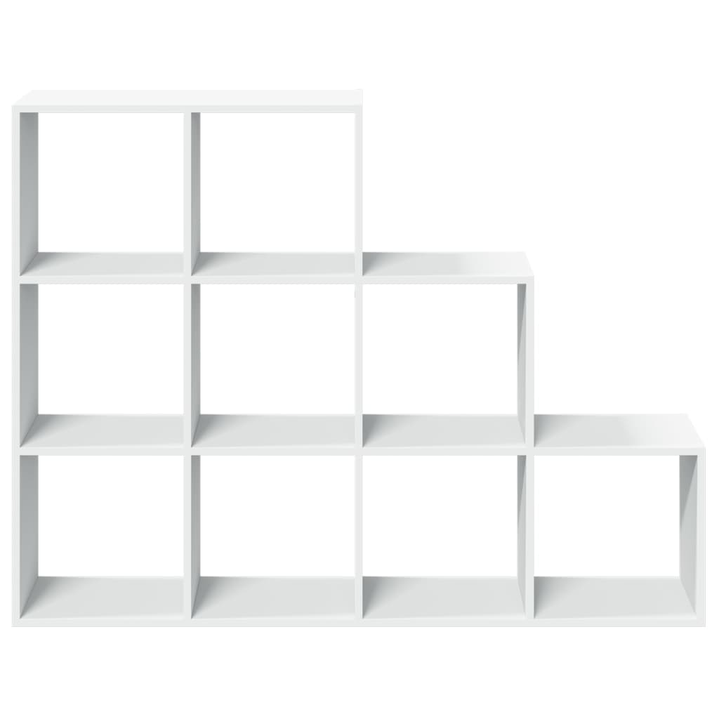 Libreria Divisorio 3 Ripiani Bianca 137,5x29x103,5cm Truciolato | homemem39