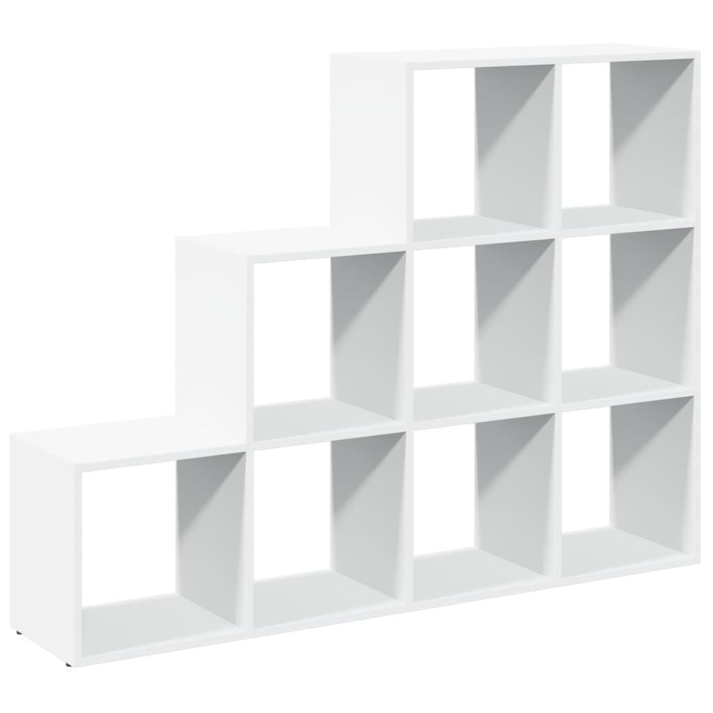 Libreria Divisorio 3 Ripiani Bianca 137,5x29x103,5cm Truciolato | homemem39