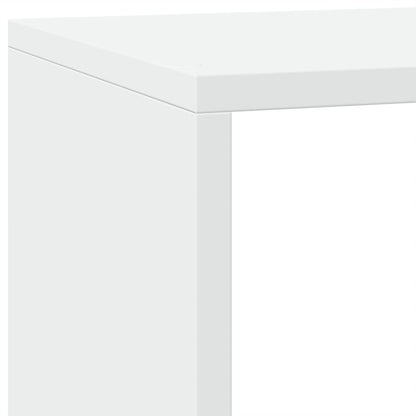 Libreria Divisorio 3 Ripiani Bianca 137,5x29x103,5cm Truciolato | homemem39