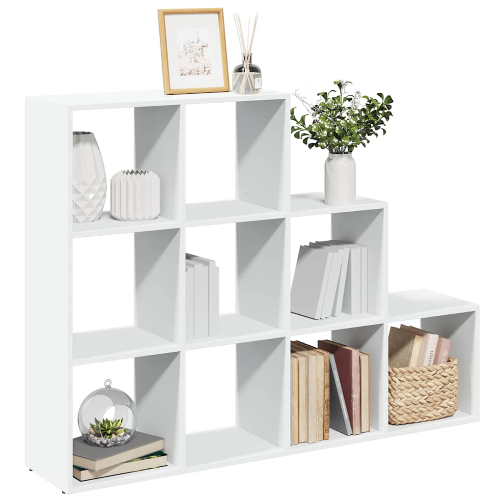 Libreria Divisorio 3 Ripiani Bianca 137,5x29x103,5cm Truciolato | homemem39