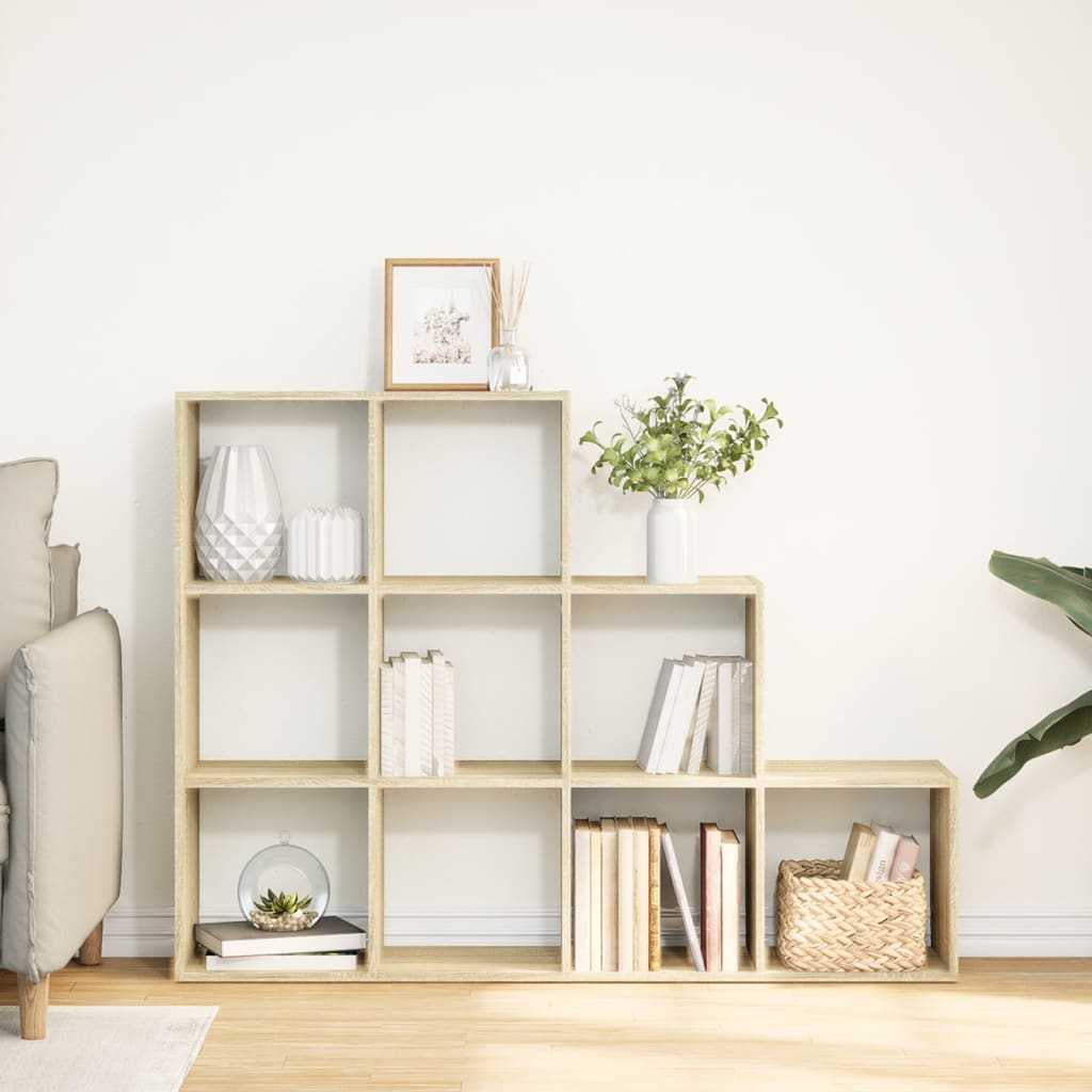 Libreria 4 Ripiani Rovere Sonoma 137,5x29x103,5 cm Truciolato | homemem39