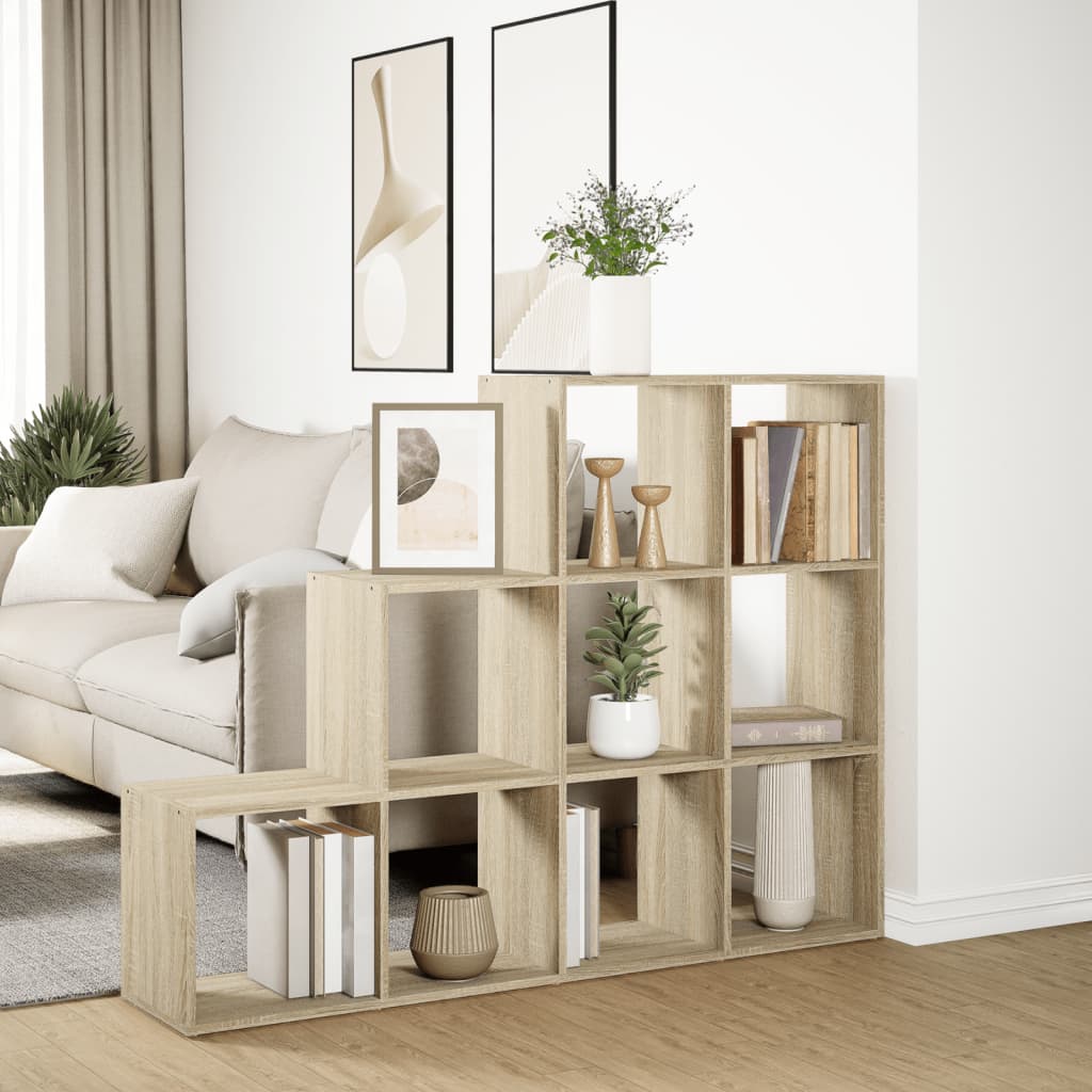 Libreria 4 Ripiani Rovere Sonoma 137,5x29x103,5 cm Truciolato | homemem39