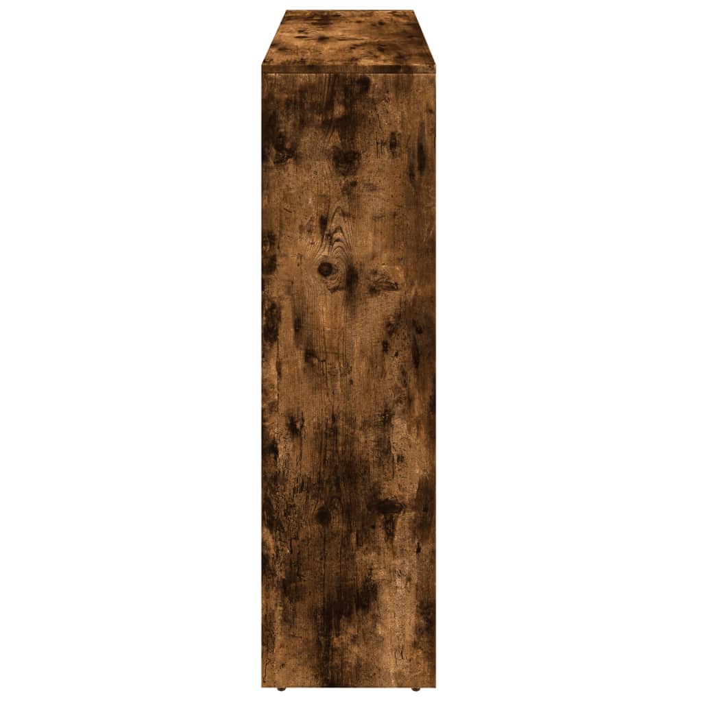 Libreria 3 Ripiani Rovere Fumo 137,5x29x103,5 cm Truciolato | homemem39