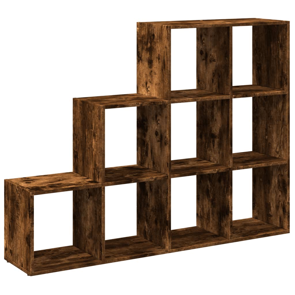 Libreria 3 Ripiani Rovere Fumo 137,5x29x103,5 cm Truciolato | homemem39