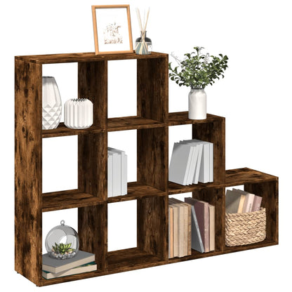 Libreria 3 Ripiani Rovere Fumo 137,5x29x103,5 cm Truciolato | homemem39