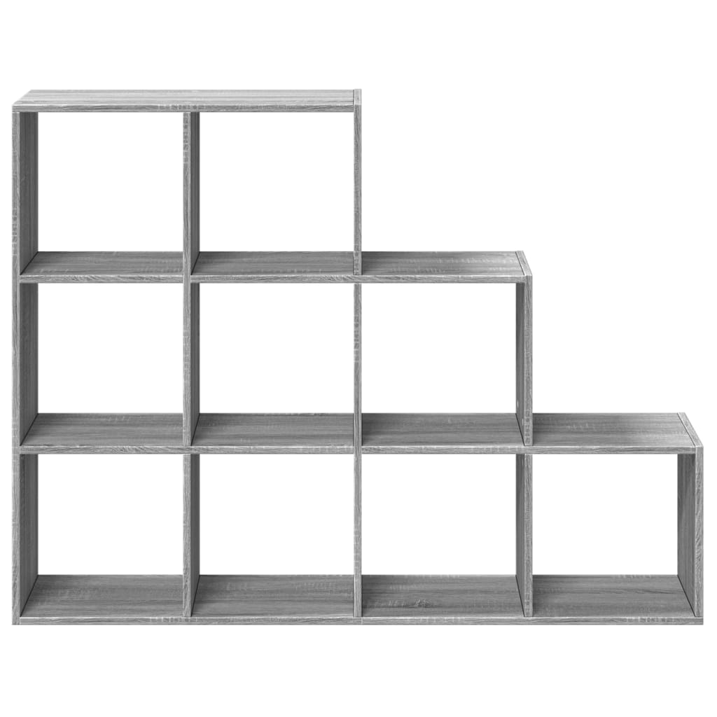 Libreria 3 Ripiani Grigio Sonoma 137,5x29x103,5 cm Truciolato | homemem39