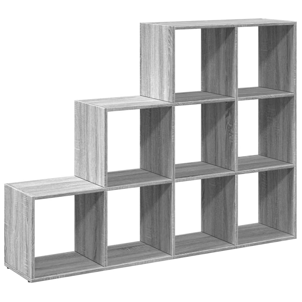 Libreria 3 Ripiani Grigio Sonoma 137,5x29x103,5 cm Truciolato | homemem39