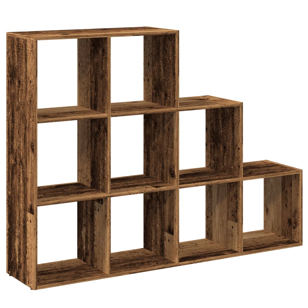 Libreria a 3 Ripiani Legno Vecchio 137,5x29x103,5 cm Truciolato | homemem39